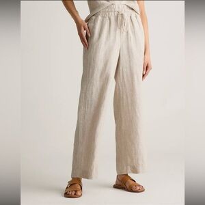 Quince 100% European Linen Wide Pants